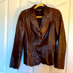 Elie Tahari leather jacket